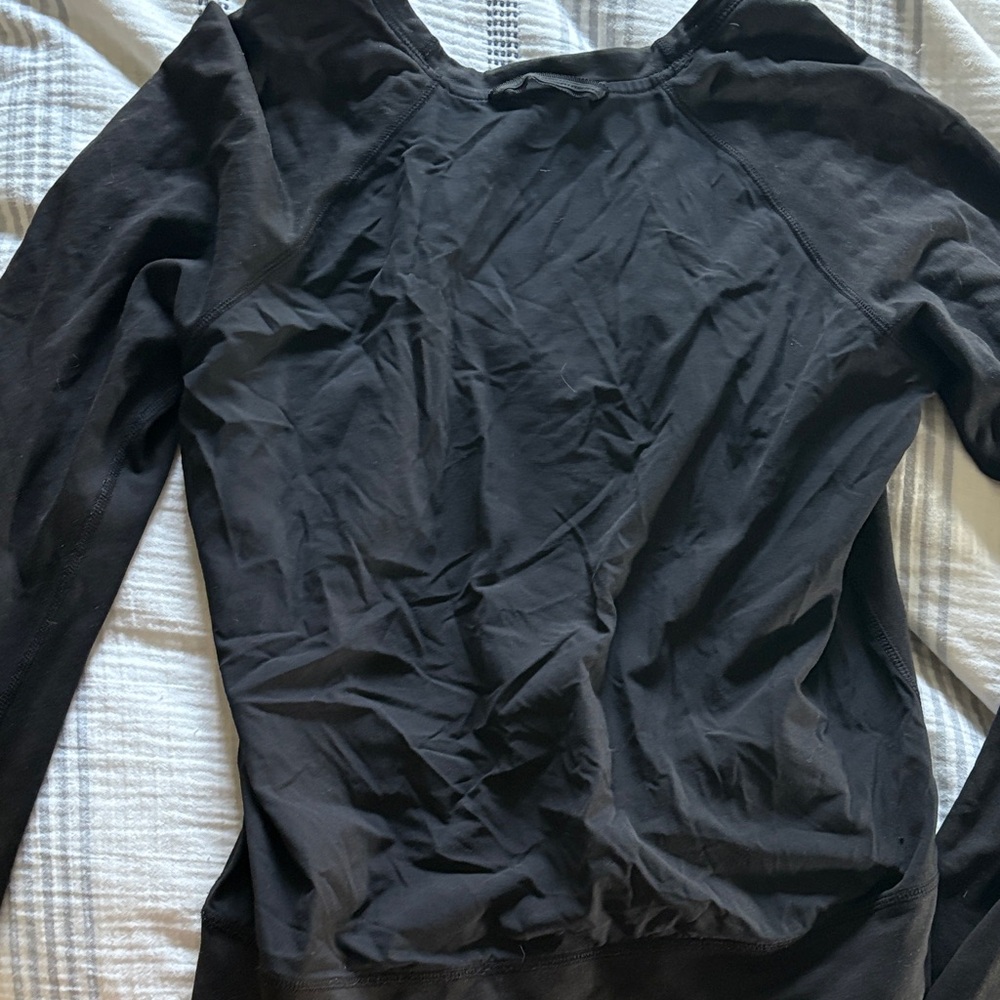 Lululemon Black Long Sleeve Crewneck Sweater 6 - Picture 6 of 6